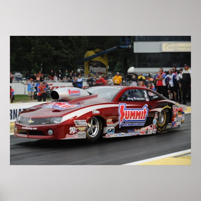 KB Racing-Greg Anderson Camaro Print (Front)