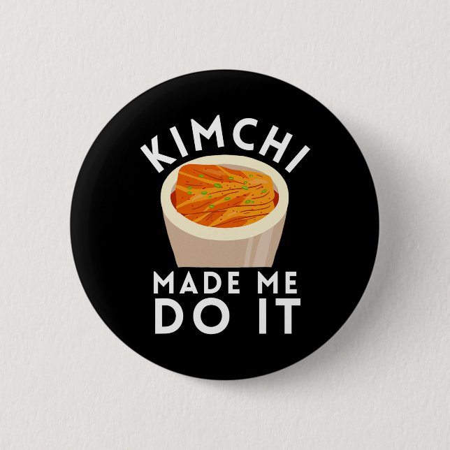 Kbbq Korean Bbq Kimchi Ramen  2 Inch Round Button (Front)