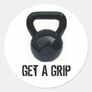 kbelll, Get A Grip Classic Round Sticker