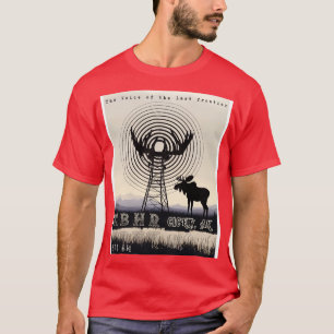 KBHR Moose Antenna Ad TShirt