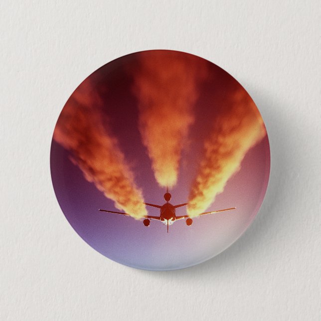 KC-10 refueling aircraft 2 Inch Round Button (Front)