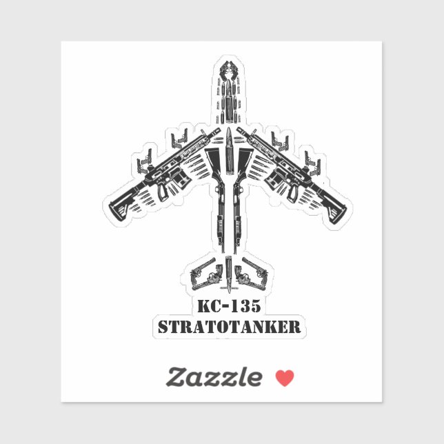 KC-135 Firearm Silhouette   (Sheet)