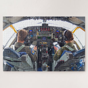 KC-135R STRATOTANKER COCKPIT (20x30 INCH) Jigsaw Puzzle