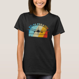 KC 46 Pegasus Sunset Air Refueling Airplane T-Shirt