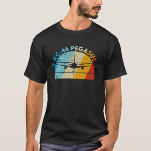 KC 46 Pegasus Sunset Air Refueling Airplane T-Shirt