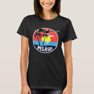 KC 46 Pegasus Vintage Tropical Sunset Air Refuelin T-Shirt
