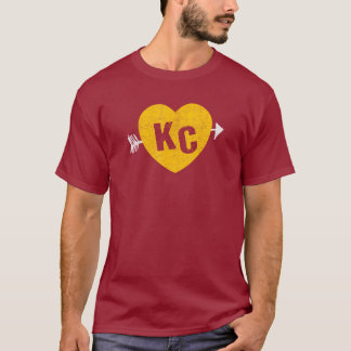 KC Red & Yellow Heart & Arrow KC T-Shirt