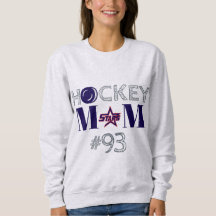 KC Stars Hockey Mom  Sweatshirt w/ Custom Number