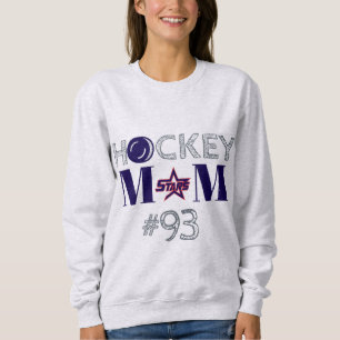 KC Stars Hockey Mom Sweatshirt w/ Custom Number