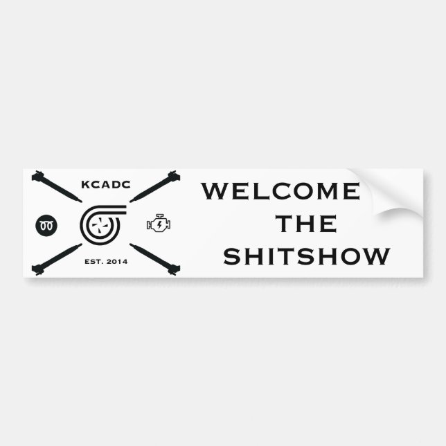 KCADC_LOGO_BUMPER BUMPER STICKER (Front)