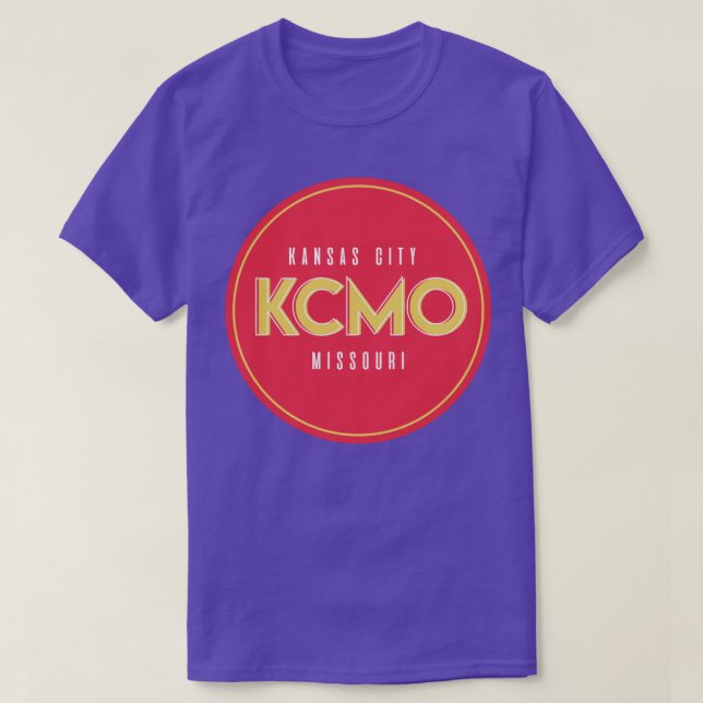 KCMO Circle RedGold T-Shirt (Design Front)