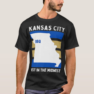 KCMO, Midwest Lovers, Missouri Hometown BBQ Meat C T-Shirt