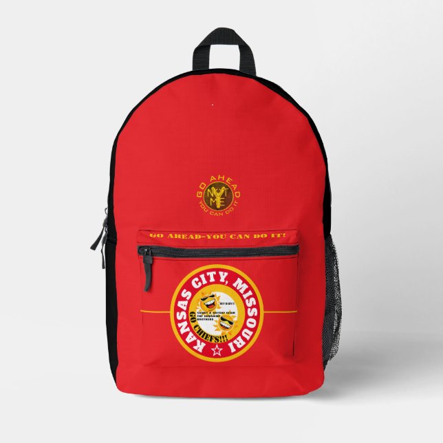 KCMOCOU SUNNY&RAYRAY GA UNOr Printed Backpack (Front)