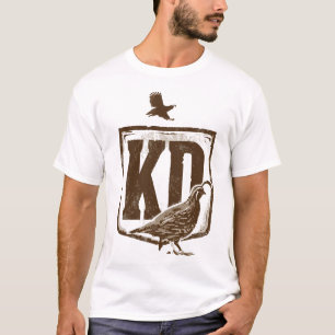 KD Quail eagle Hunter Badge T-Shirt