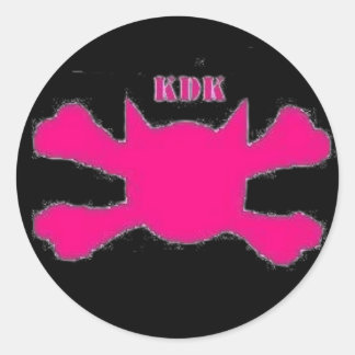 KDK CLASSIC ROUND STICKER