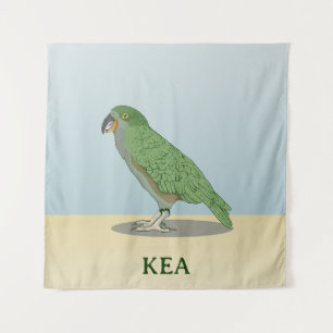 Kea New Zealand Bird Tapestry