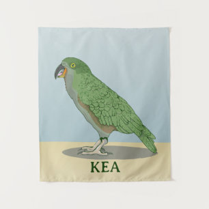 Kea New Zealand Bird Tapestry