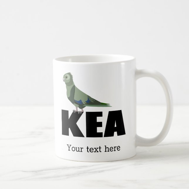Kea New Zealand Native Bird Coffee Mug (Right)