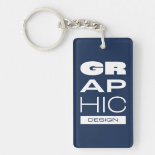 Kean MGC Graphic Design Acrylic Design Keychain