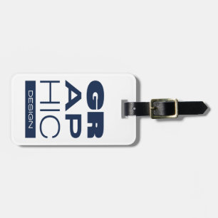 Kean MGC Graphic Design Luggage Tag