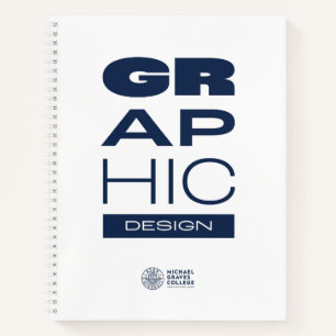 Kean MGC Graphic Design Spiral Notebook