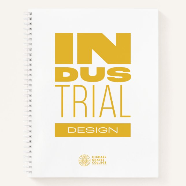 Kean MGC Industrial Design Spiral Notebook (Front)