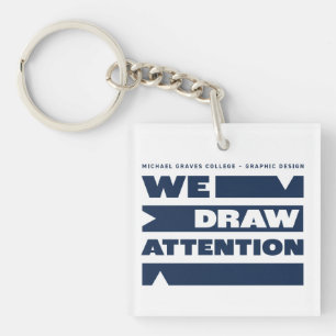 Kean MGC We Draw Attention Keychain