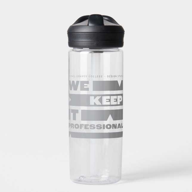 Kean MGC We Keep It Professional Water Bottle (Front)