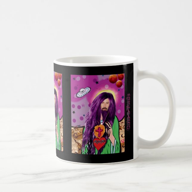 Keanu Jesus Mug by Cats-a-Tonic (Right)