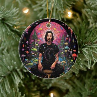 Keanu Reeves Ornement de méditation de la paix de 