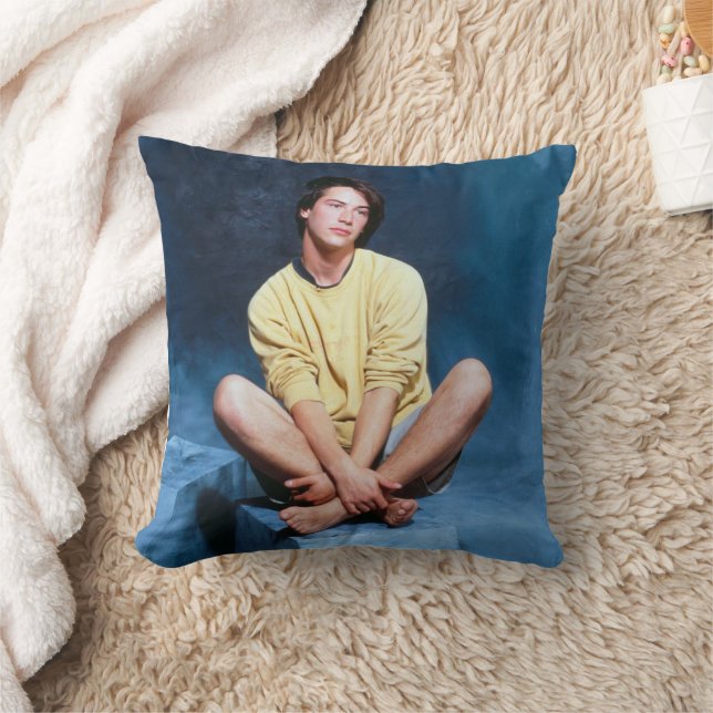 keanu reeves young throw pillow (Blanket)
