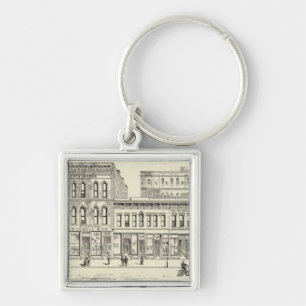 Kearny, California and Sacramento East Side Keychain