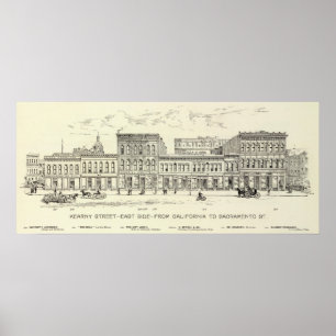 Kearny, California and Sacramento East Side Poster