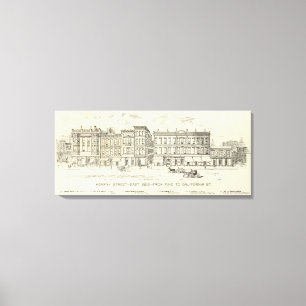 Kearny, Pine and California East Side Canvas Print