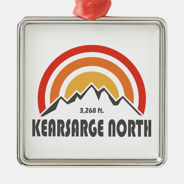 Kearsarge North New Hampshire Metal Ornament (Front)