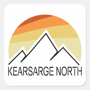 Kearsarge North New Hampshire Retro Square Sticker