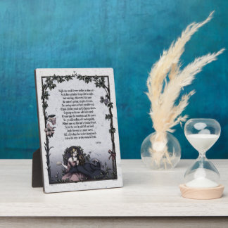 Keats "Bright Star" Victorian Poem 5x7 Art Plaque