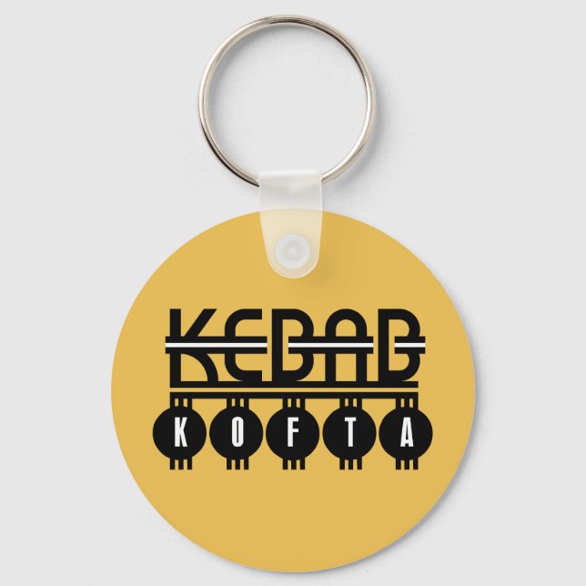 Kebab Kofta Keychain (Front)