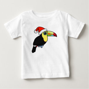 Keel-billed Toucan Santa Baby T-Shirt