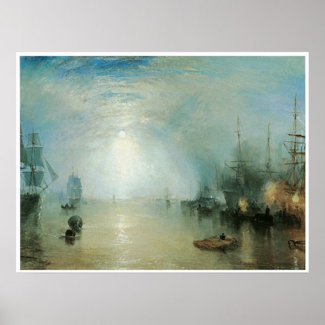 Keelmen Heaving coals by moonlight Poster (Front)