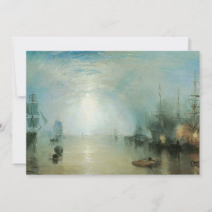 Keelmen Heaving Coals, Moonlight by Joseph Turner Invitation