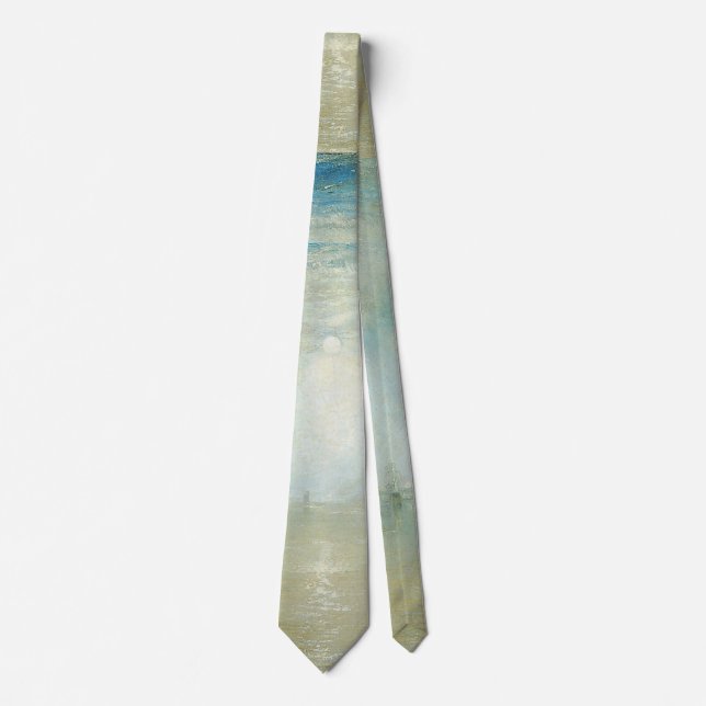 Keelmen Heaving Coals, Moonlight by Joseph Turner Tie (Front)