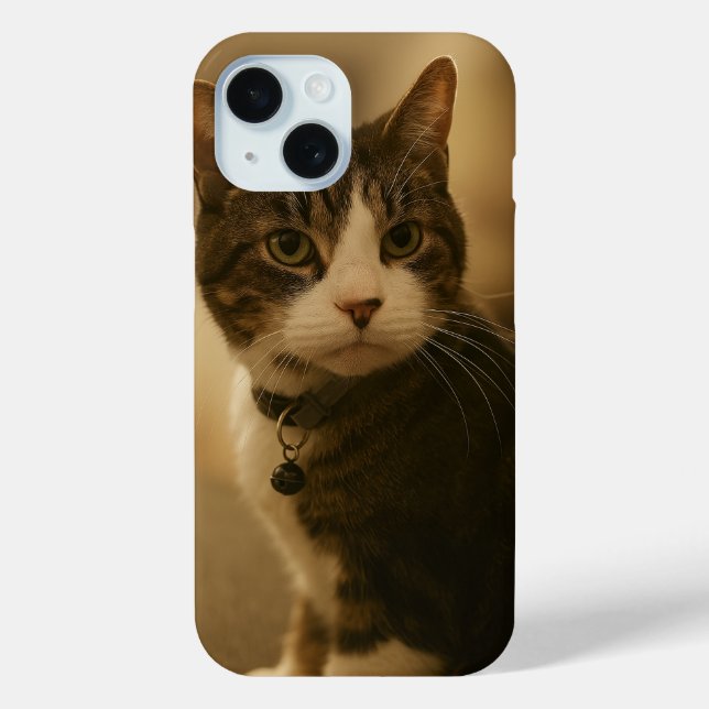 Keeno Golden Gaze iPhone 15 coque (Verso)