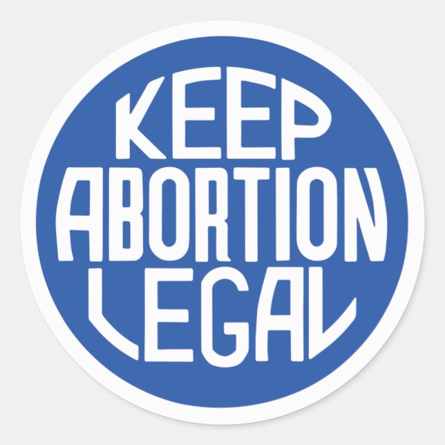 Keep Abortion Legal Pro-Choice Sticker (Front)