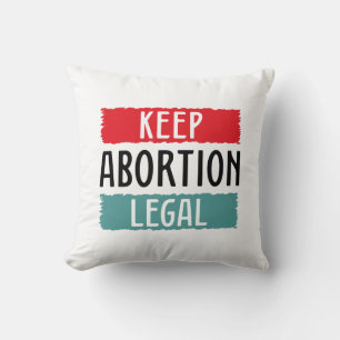 Keep Abortion Legal Throw Pillow