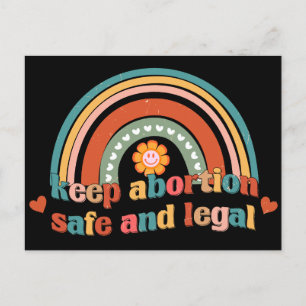 Keep Abortion Safe And Legal Postcard