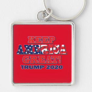 Keep America Great Again Trump 2020 Keychain