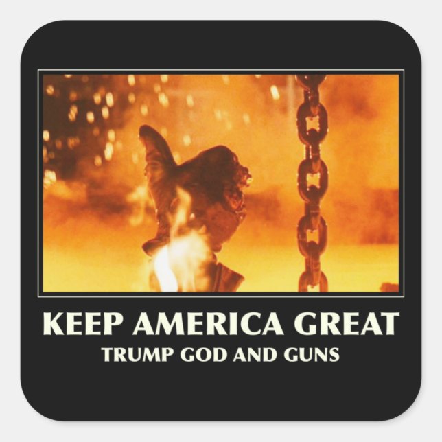 Keep America Great Square Sticker (Front)