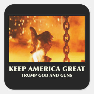 Keep America Great Square Sticker