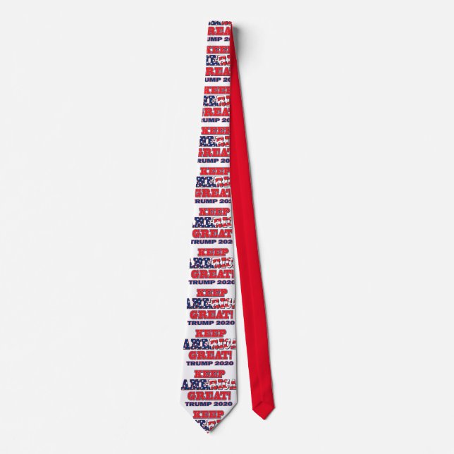 Keep America Great Trump 2020 Tie (Front)